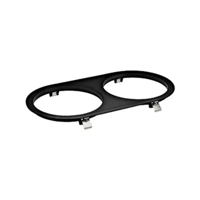 Ferronego Installation frame 111 round / 2-fach black