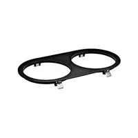 Ferronego Installation frame 111 round / 2-fach black