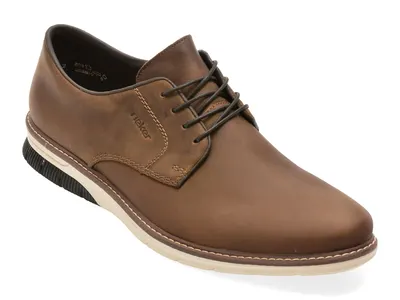 Pantofi eleganti RIEKER maro, 14407, din piele naturala