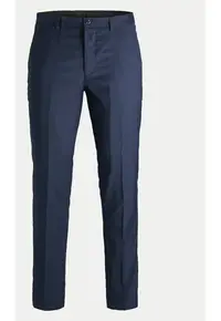 Pantaloni barbati - 304196225 - Albastru inchis - Poliester