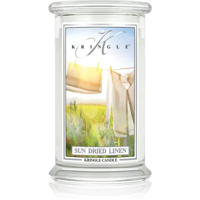 Kringle Candle Classic Sun Dried Linen lumânare parfumată 623 g