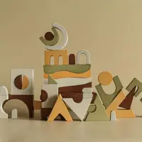 Jucarie din lemn - Blocuri puzzle