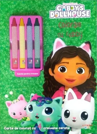 Gabby's Dollhouse. Colorăm cu Gabby - Paperback brosat - ***