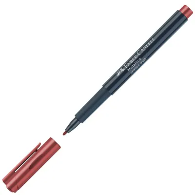 Marker Faber-Castell Metallics - Violet, vârf rotund