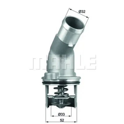 Termostat, lichid racire MAHLE TI 205 92D