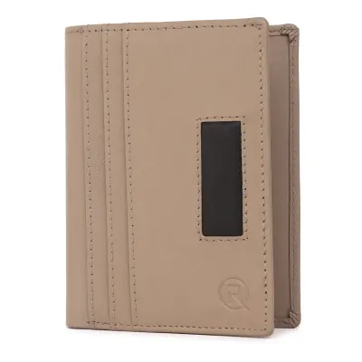 Portofel unisex Ronno, Anghel PT1444, piele naturala, Bej