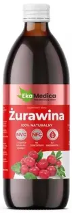 Suc de afine roșii cu camu-camu și vitamina C naturală, 500 ml, EkaMedica