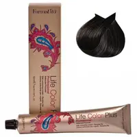 Vopsea de păr permanentă Farmavita Life Color Plus 4.12, Ash Irisee Brown, 100 ml