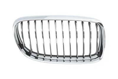 Grila radiator Dreapta potrivit BMW 3 (E90), 3 (E91) 1.6-4.4 2004-2012 pana in 2012 - (crom/negru)