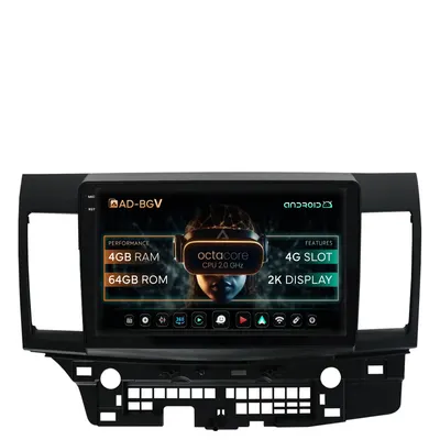 Navigatie Mitsubishi Lancer (2007-2016), Android, V-Octacore 4GB RAM + 64GB ROM, 10.36 Inch - AD-BGV10004+AD-BGRKIT269