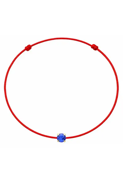 Bratara martisor decorata cu cristal Preciosa - Albastru inchis