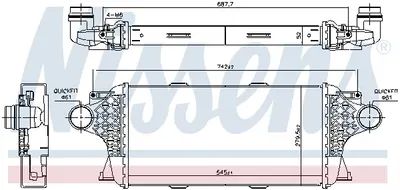 Intercooler potrivit MERCEDES GL (X166), GLE (C292), GLE (W166), GLS (X166), M (W166) 3.0D 06.11-10.19