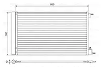 Condensator climatizare potrivit OPEL INSIGNIA A, INSIGNIA A COUNTRY; SAAB 9-5 1.6-2.8 07.08-03.17