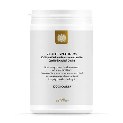 Zeolit Spectrum – pudra pentru detoxifiere – 400 G