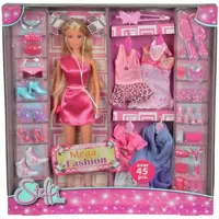 Papusa Steffi Mega Fashion Set Cu Hainute De Schimb