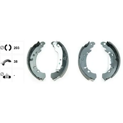Set saboti frana TEXTAR 91075000