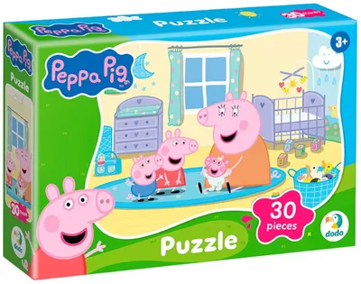 Puzzle pentru copii DoDo de 30 piese - Purcelușa Peppa