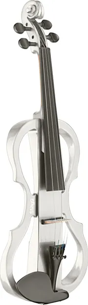 Vioara electrica Stagg - EVN X-4/4, alb