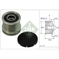 Sistem roata libera, generator INA 535 0001 10