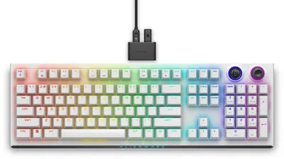 Tastatură pentru jocuri Alienware - AW920K, fără fir, RGB, Lunar Light