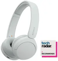 Căști wireless cu microfon Sony - WH-CH520, albe