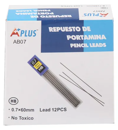 Grafitti pentru creion automatic Beifa - HB, 0.7 mm, 12 bucati