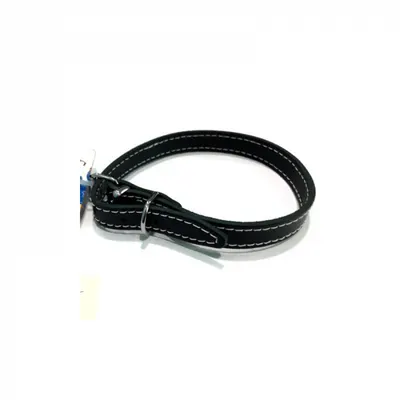 Zgarda din piele pentru caini 35 x 2 cm