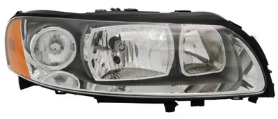 Far dreapta (H7 H9, electric, fundal negru insertii crom) VOLVO S60 I, V70 II, XC70 CROSS COUNTRY
