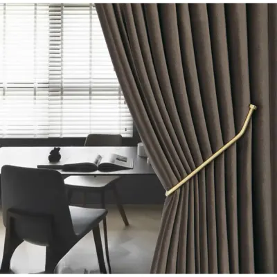Set 2 Draperii Blackout 80%, din Catifea Maro, 140cm latime x 260cm inaltime, cu tiv lat pt bara