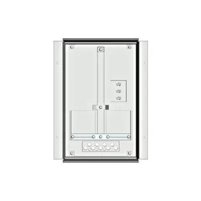 Meter box insert 1-row, 1 meter board / 8 Modul heights