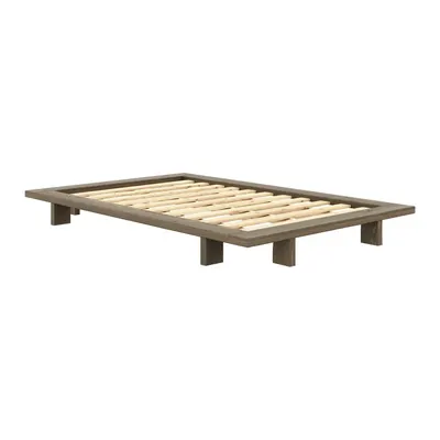Pat maro din lemn de pin cu somieră 120x200 cm Japan – Karup Design
