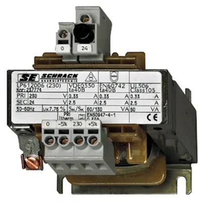 Trafo de separare monofazat, 200-500V/230V, 200VA