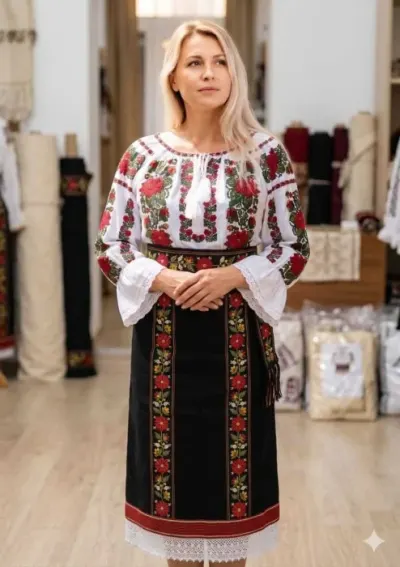 Catrinta si brau traditionala Isadora