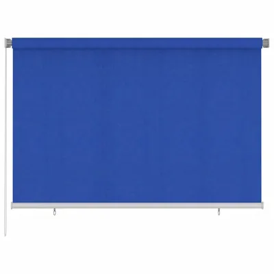 vidaXL Jaluzea rulantă de exterior 225 (l) x 140 (î) cm, albastru, HDPE