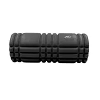 Rolă cilindru masaj XQ Max, din spumă, pentru yoga, negru, 33x14 cm