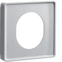 Adaptor aparataj CEE, fără halogen, 80 mm, RAL7035