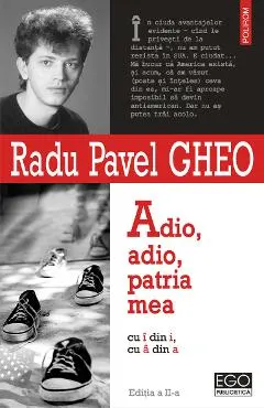 eBook Adio, adio, patria mea, cu i din i, cu i din a