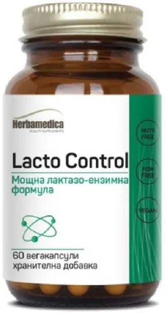 LactoControl, 300 mg, 60 capsule, Herbamedica