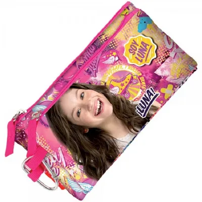 Penar școlar Derform Disney - Soy Luna, cu 2 fermoare