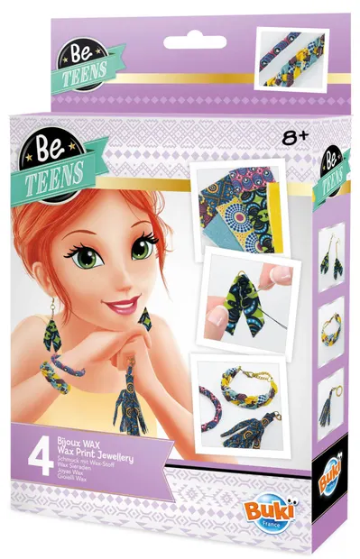 Set creativ Buki Be Teens - Fa-ti singur bratari de ceara
