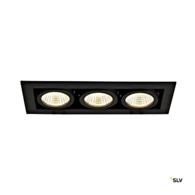 KADUX LED Triple DL Set 3000K38°, negru mat