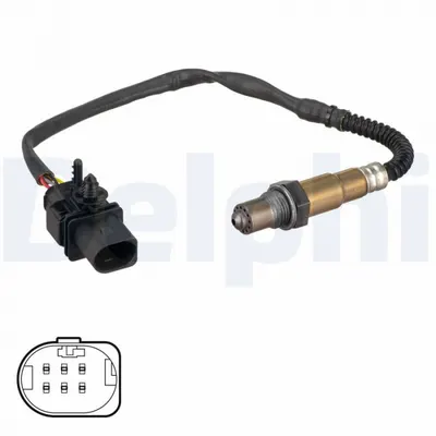 Sonda Lambda (400mm) Potrivit Volvo C30, C70 Ii, S40 Ii, S60 Ii, S80 Ii, V40, V50, V60 I, V70 Iii, V70 Iii Kombi, Xc60 I, Xc70 Ii; Chevrolet Epica; Opel Combo Tour 1.6-2.4dh 03.06