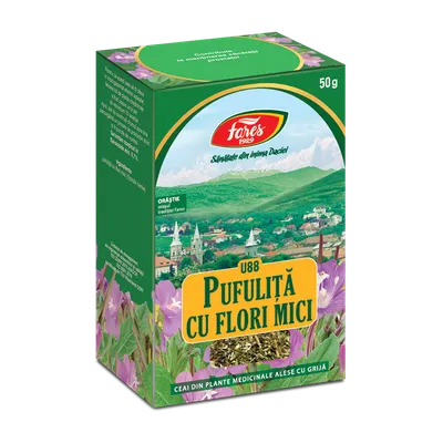Ceai pufulita cu flori mici, 50g, Fares