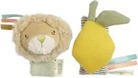 Set de brățări-zornăitoare Mamas & Papas - Leu și Lămâie, 2 bucăți