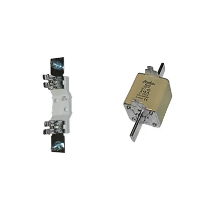 Pachet Protectie Industriala Puternica: Soclu MPR NO 3 (630A) + Sigurante MPR NH GG/GL NO 3C (400A)