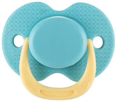 Suzetă din silicon cu capac Lorelli - 0 luni+, Aqua Blue