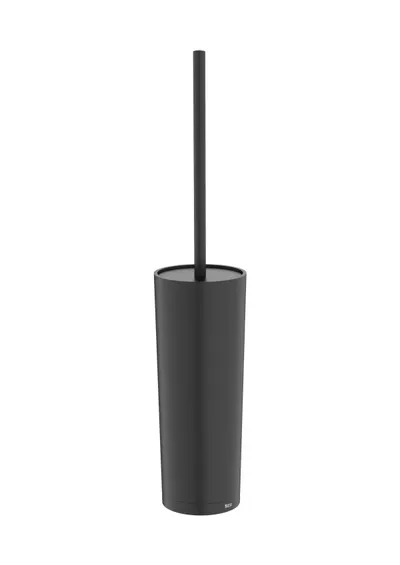 Perie WC Roca Sonata A817735NB0, pe podea, metal, mat, Negru