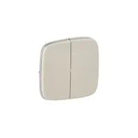 Capac Valena Allure - 2 module switch/push-button - ivory
