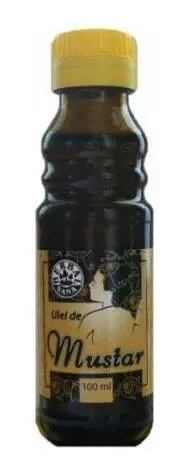 Ulei de Mustar Presat La Rece (uz intern) 100ml - HERBAVIT