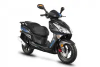 Scuter Barton Falcon 50cc, culoare negru albastru